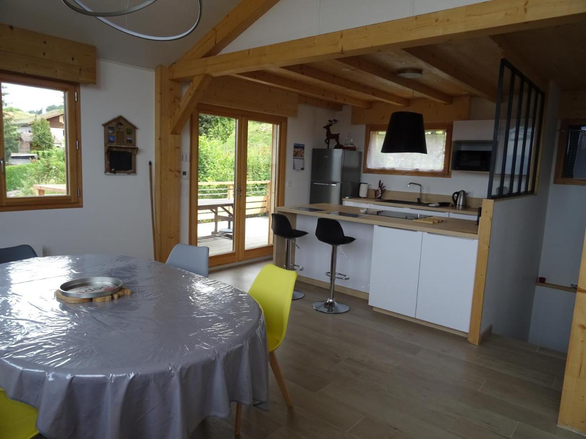 Chalet Neuf 6 Personnes Mont-Saxonnex Exterior foto